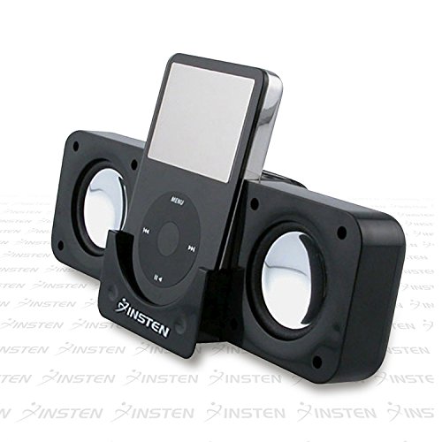 Black Mini iPod Speakers for iPod Nano 3rd Generation, iPod Touch
